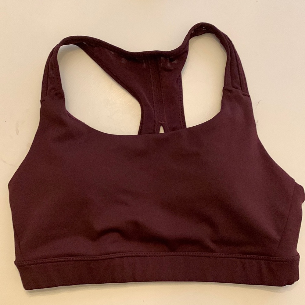 ATHLETA burgundy bra size small

P